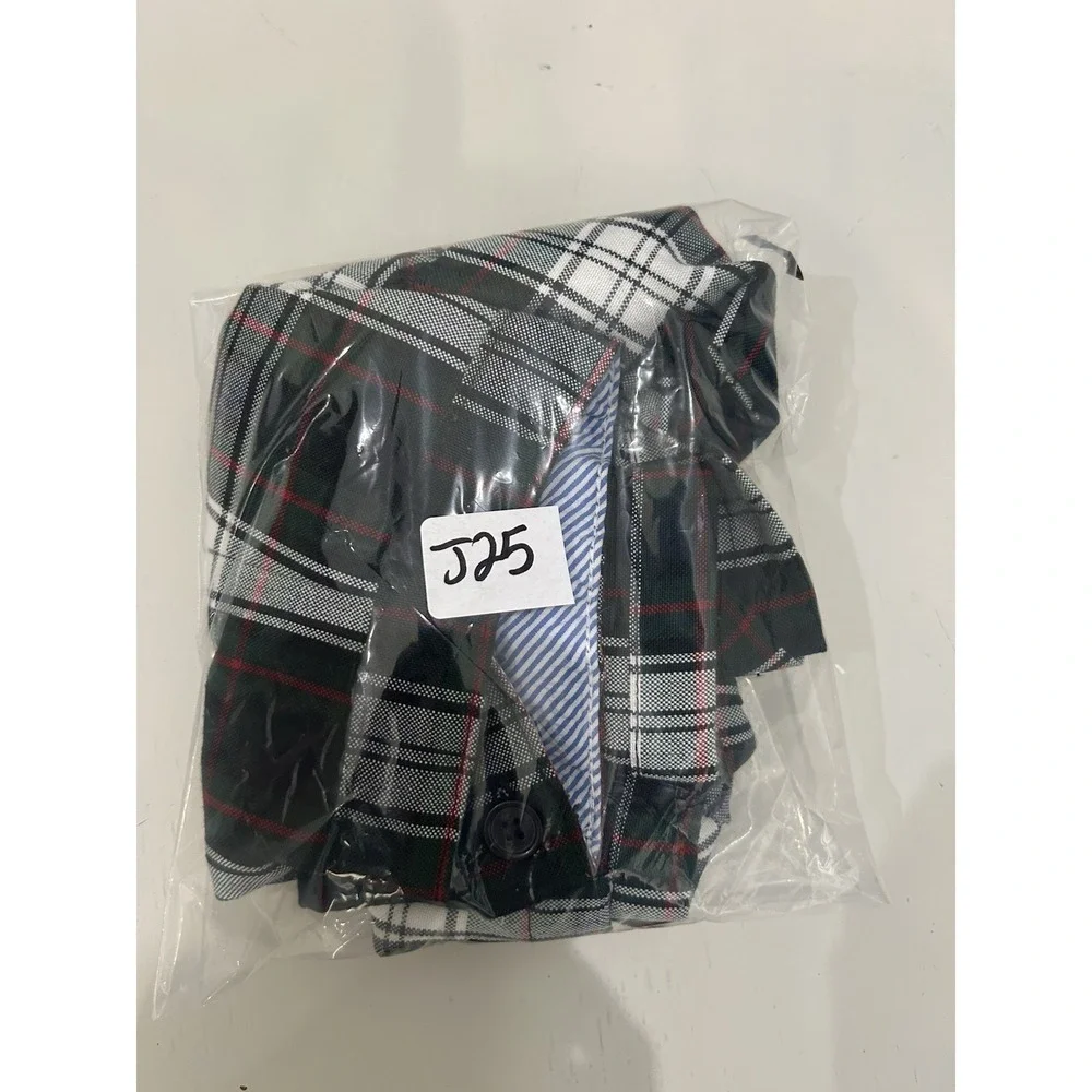 Tommy Hilfiger Girls Micro Mini Skirt /Skort Tartan Plaid Pleats Academia Preppy